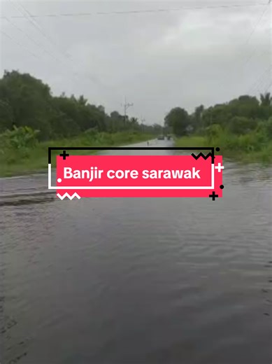 Lumba lari dalam air. #fyp #sarawaktiktok #mukahsarawak #banjircore2025