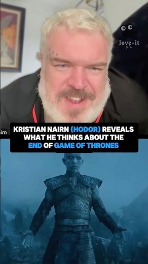 We asked Kristian Nairn (Hodor) His Thoughts About The Ending of Game of Thrones