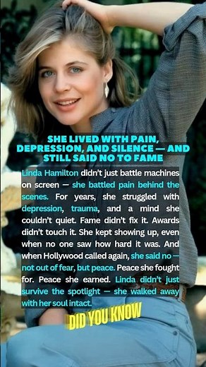 Linda Hamilton lived With Pain, Depression, And Silence — And Still Said No To Fame
