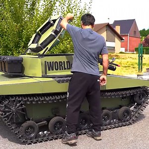 36K views · 222 reactions | ️ Built a Homemade Tank for My Son — and...