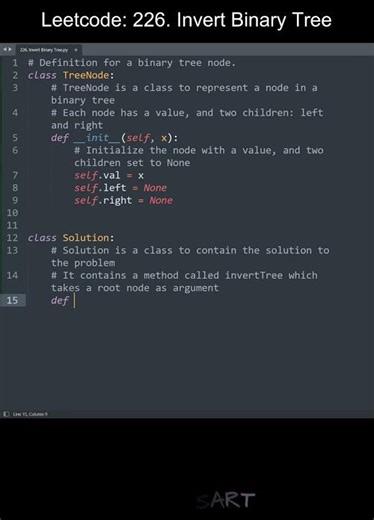 Leetcode 226. Invert Binary Tree in Python | Python Leetcode | Python Coding Tutorial | Python ASMR