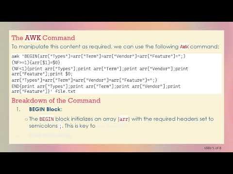 How to Use AWK or SED to Insert Semicolons in Your Text File