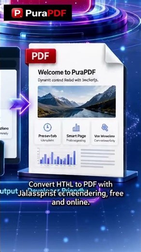 Convert HTML to PDF with JavaScript rendering online free#HTMLtoPDF #JavaScriptRendering #WebToPDF