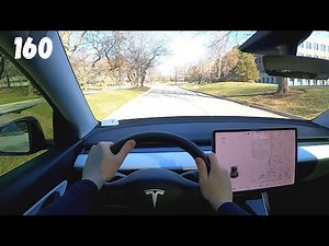 Tesla Model Y POV Test Drive (acceleration, handling, cabin noise, fancy camera parking)