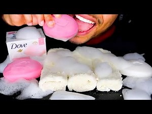 ASMR EDIBLE SOAP BARS WITH BUBBLES EATING *FAKE* MUKBANG 먹방 PRANK JERRY MOUTH SOUNDS NO TALKING