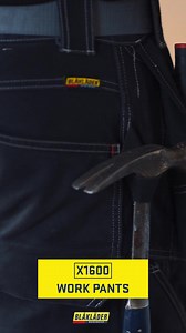 These pants aren’t made for just any craftsman. Adjustable kneepads and reinforced utility pockets, side pockets, ankle cuffs and belt loops keep you agile, comfortable and protected on the most aggressive jobsites. | Blaklader