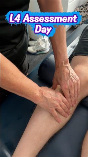 First day of assessments on the L4 sports massage course #muscles #sportsmassagecourses