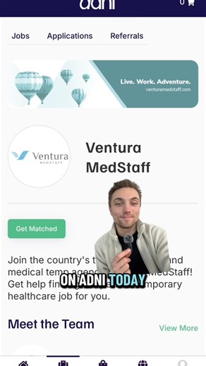 Adni App on Instagram: "YAY @venturamedstaff is now live on @adniapp ‼️ Clinicians in the Adni community can now explore and apply to Ventura MedStaff’s travel nursing, therapy, and allied health roles using one universal application, removing friction from the job search and helping clinicians get to meaningful work faster. One profile. One application. More opportunities to do what you love! Ventura MedStaff was founded in 2018 by a leadership team with more than 50 years of combined experienc