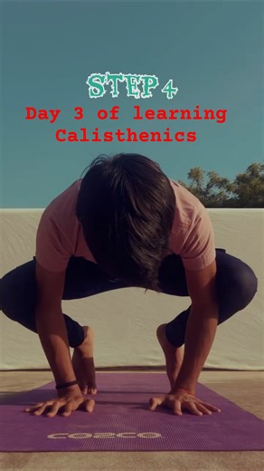 How to Do Crow Pose (Bakasana) for Beginners 🔥#motivation #calisthenics #viral