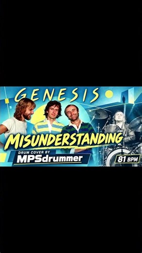 Genesis – Misunderstanding | Drum Cover by MPSdrummer | Duke 1980