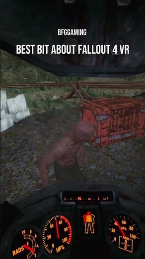 The best thing to do in Fallout 4 VR 👉 clearing out ghouls in full immersion 🔥