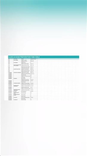 Attention Class 10 CBSE MATH students. Jan One month Exam preparation Time table #video #youtube