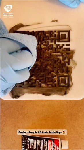 Custom Acrylic QR Code Table Sign 🔥 for Fernando’s Feed & Supply | SmartBanner