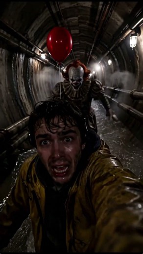 Pennywise Is Right Behind Him… But He’s Not Afraid Anymore 🎈 | BLACK P. #Shorts #it