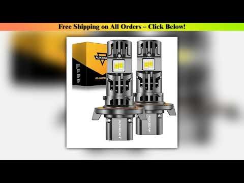 AUXBEAM LED Headlight Bulb H13 9008 9007 9004 High Low Beam 36000LM Super Bright 6500K White DUAL