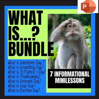Holiday History Mini Lessons Introduction | PowerPoint Bundle