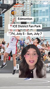 Get ready for the ultimate 3x3 basketball event in Canada! Join us at Hoop City 3x3 in the heart of downtown at Fan Park @ ICE District from July 5-7. Watch the FIBA 3x3 World Tour & Women’s Series, and enjoy live entertainment, dunk contests, and more! Register your team now or grab your tickets to be part of this incredible event. 🎉🏀 | Explore Edmonton