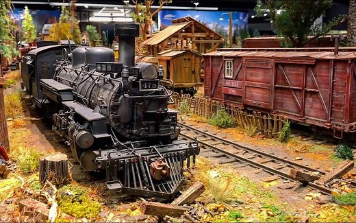 【扩展眼界（铁路火车）——世界上最好和最详细的模型铁路布局之一 4K UHD】【模型及涂装】【模型制作】【细节刻画】