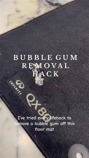 Remove Bubble Gum From Anything! Easy Hand Sanitizer Hack