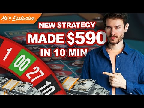 ROULETTE STRATEGY MADE $590 IN 10 MINUTES | HOW TO WIN BETS WITH NEW PROFITABLE SYSTEM - Bet With MO