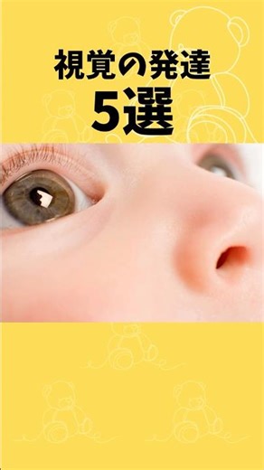 【視覚の発達５選】#育Lab