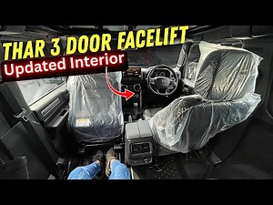 Thar 3 Door Facelift Rwd New Updated😍Interior | Full Review