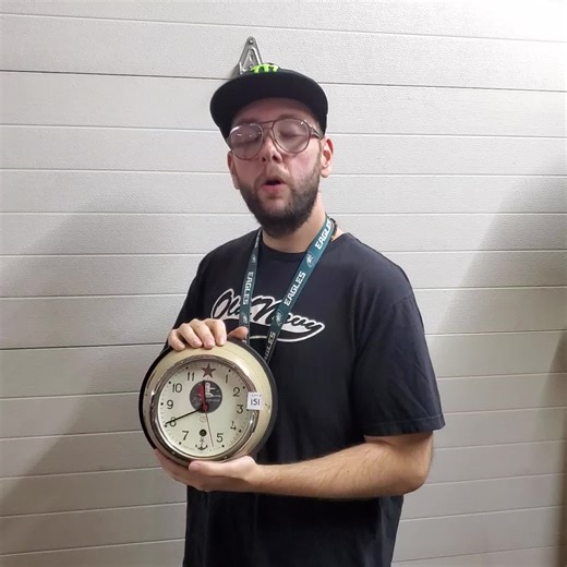 USSR Russian Navy Submarine Bulkhead Clock Auction