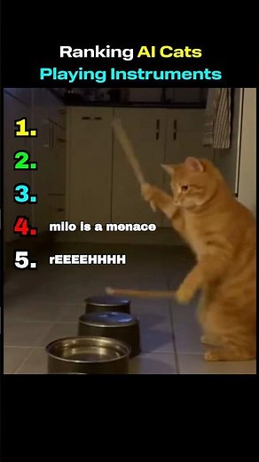 Cats Playing Instruments 😂