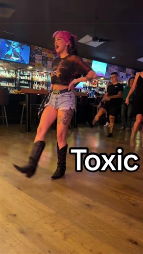 🖤🩷 Dance: Toxic Song: Project by @Chase McDaniel #yallternative #linedancing #linedance #gothcountry #country