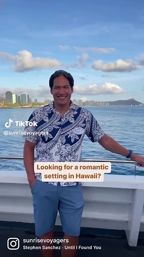 Looking for a romantic setting in Hawaii to take your partner? We just had so much fun on the Star of Honolulu! A sunset dinner cruise that sails along iconic shores of Waikiki with views of Diamond Head in the background! Our ticket included a 5 course meal, 2 drinks and a show inside a smaller private lounge! ➡️Fireworks only happen on Friday nights, so book your dinner on one of those nights if you can!! 🌅Follow @sunrisevoyagers for more Hawaiian tips! #coupletravels #romanticcouples #beauti