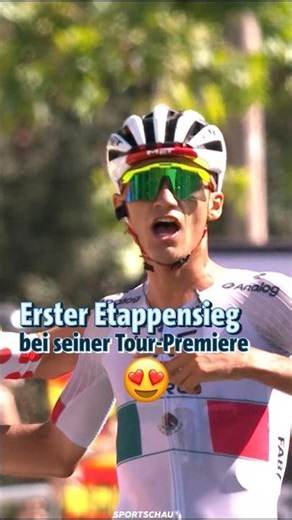 Pogacar "schenkt" den Sieg Teamkollege Isaac Del Toro | Sportschau #shorts