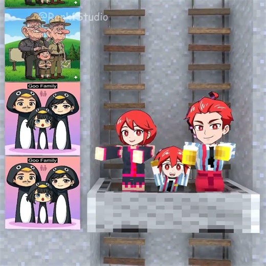 Help the Kasane Teto Family in the continuous singing challenge to escape from the evil Santa Claus!