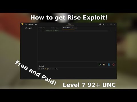[KEYLESS] How to get Rise executor for Roblox