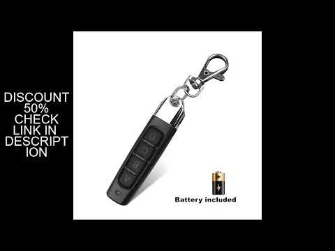 433MHz Auto Copy Remote Control Electric Garage Door Opener Remote Controller Duplicator Clone Cloni