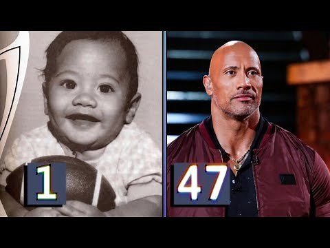 Evolution of Dwayne Johnson "The Rock" | 1 to 47 years ( Transformation )