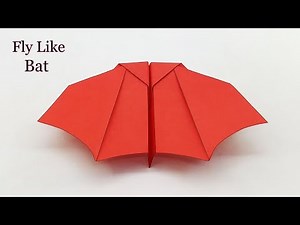 How to Make a Paper Plane Fly Like a Bat | Flying Paper Plane Like Bat