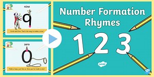 Number Formation Rhyme SEN PowerPoint