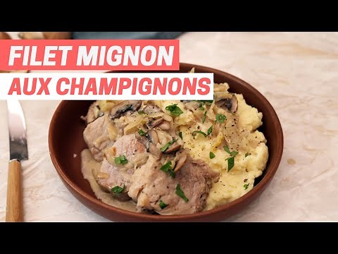 Filet mignon aux champignons