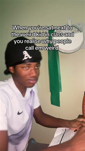 Lowk feel bad for this 🥷🏾 #weirdkid#quietkid#schoollife#skl_network#socialising#awkward#school