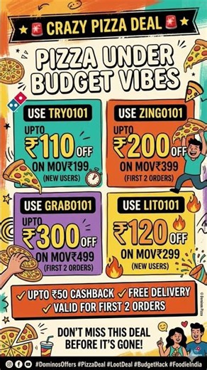 domino's pizza offers today coupon code discount cashback
