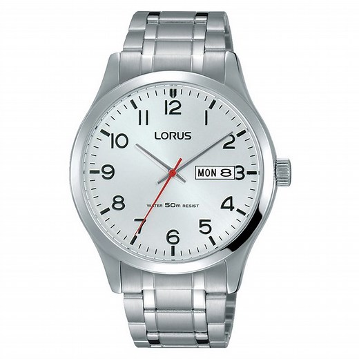 Buy Lorus Men's Silver Stainless Steel Bracelet Watch | Mens watches | Argos