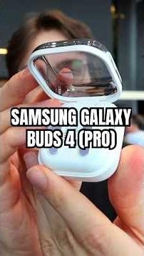 ☝️The new Samsung Galaxy Buds 4 (Pro)