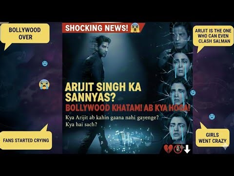 ARIJIT SINGH: THE END OF AN ERA. बॉलीवुड में अब सन्नाटा! 🚫🎤