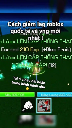 How to Reduce Lag in Roblox International and VNG Latest Version v2.730 Official #bloxfruits #roblox