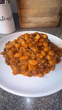 Baked beans from scratch! 🫘