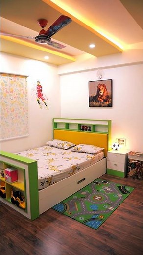 Simple Hacks for a Tidy Bedroom | Cleaning and Organizing Kid's Room #simplifyyourspace #shorts