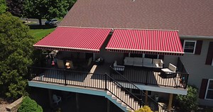 We'll help you create your oasis in the shade ☀️ 😎 Custom retractable awnings and screens for shade on demand! | Comfort Awnings