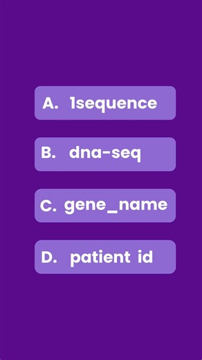 This Variable Name Breaks Python Bio Code ❌