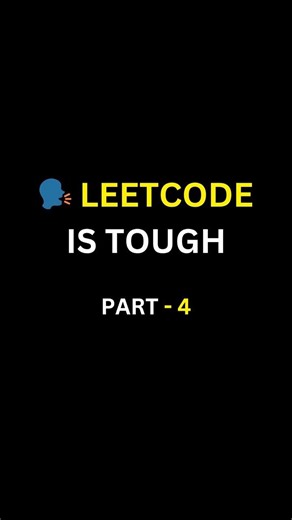 When someone says Leetcode is tough 🫡 | Part - 4 #coding #leetcode #coder #relatable #programmer