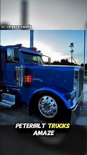 Shiny Custom Peterbilt Show Truck |The Ultimate American Rig Style |#shorts #shortvideos #heavyhaul